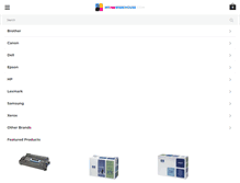 Tablet Screenshot of myinkwarehouse.com
